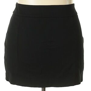 WHBM Black Short Skirt